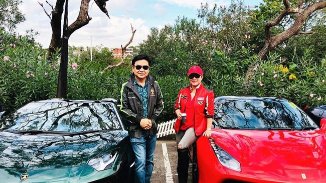 Ben Huynh and Le Hoa Thuy Thach. Huynh unsuccessfully tried to claw back a multimillion-dollar car collection seized by authorities. Picture: Instagram