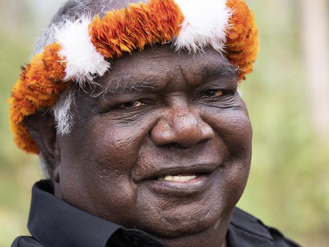 Yunupingu at Garma 2019. Picture: Peter Eve, Yothu Yindi Foundation