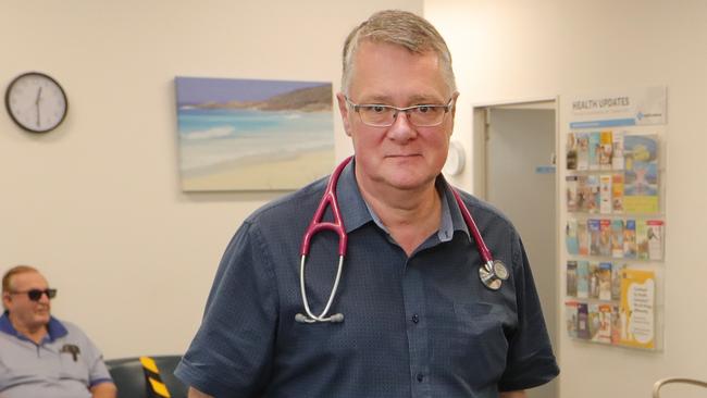 Dr Roger Halliwell, of Gold Coast Primary Health Network, says only 30 per cent of working aged men are getting tested for COVID-19. Picture Glenn Hampson