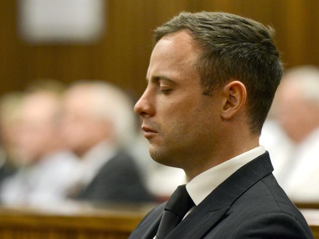 Paralympian was sentenced to five years imprisonment for the culpable homicide killing of Steenkamp. AFP PHOTO/POOL / HERMAN VERWEY