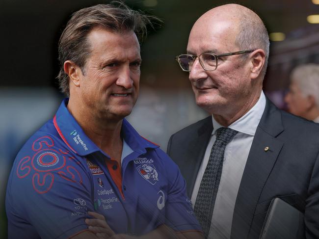 Luke Beveridge hits back at David Koch