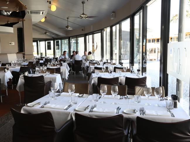 The interior of upmarket Brisbane steakhouse Cha Cha Char