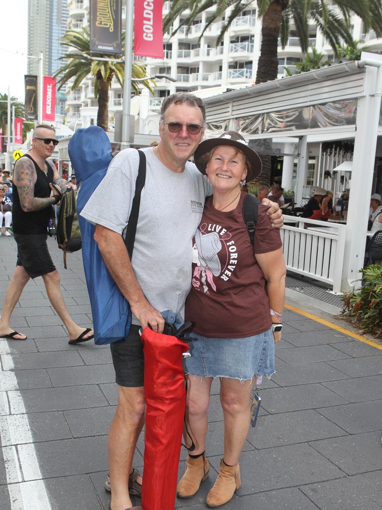 Groundwater. Karen and Pat Bennett. 19 October 2024 Broadbeach Picture by Richard Gosling