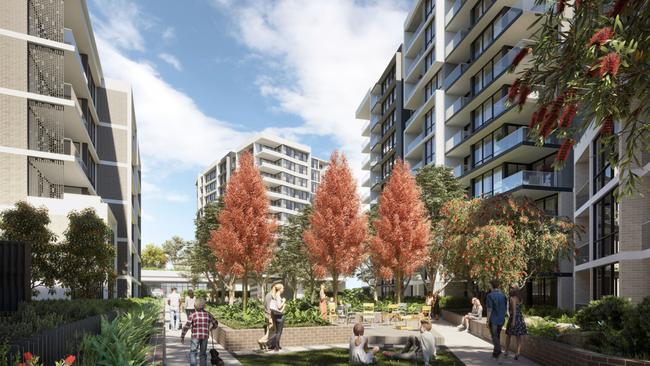 375 apartments could be built by developers Deicorp at Civic Way, Rouse Hill.