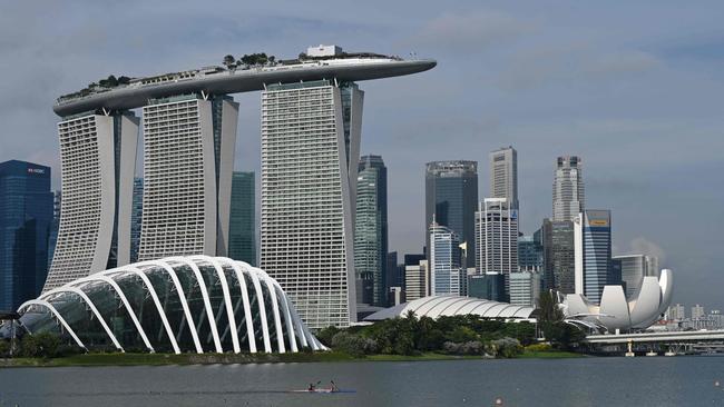 Singapore will fully open to double-vaccinated Australians from November 8. Picture: AFP