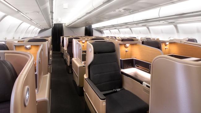 Qantas A330-200 Business Class.