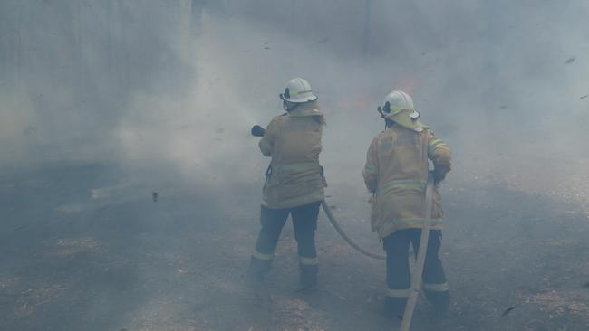 The condition on the Gospers Mountain firefront are expected to worsen. Picture: Rohan Kelly