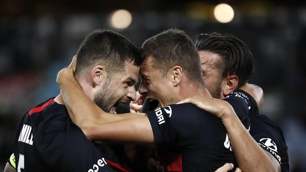 Oriol Riera scored a brace as the Western Sydney Wanderers beat Melbourne City.