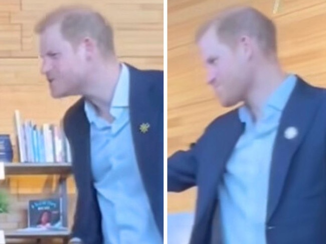 Prince Harry jokingly branded the Aussies' gifts to him "inappropriate". Picture: Instagram