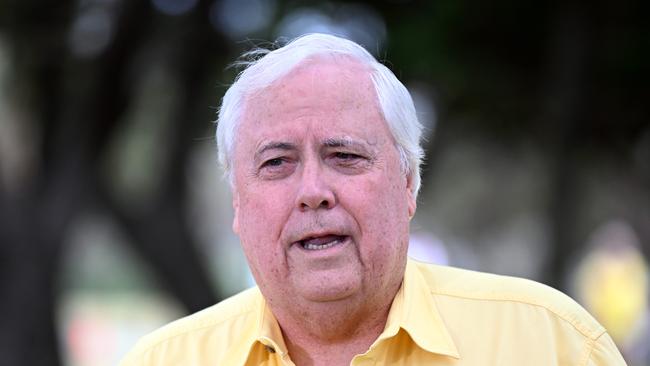 United Australia Patrty founder Clive Palmer. Picture: NCA NewsWire / Dan Peled