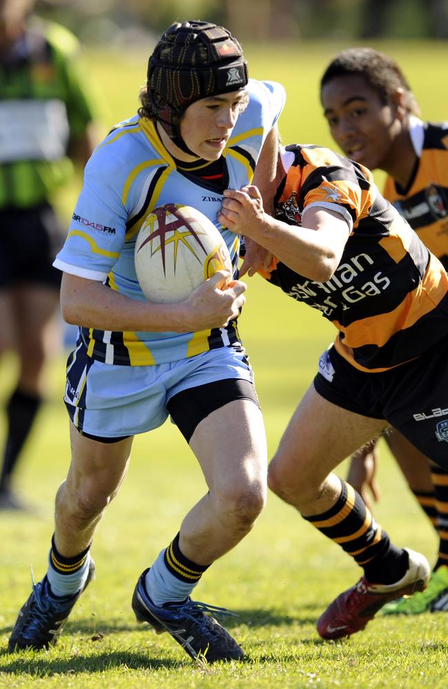 Connor Watson playing for the Central Coast Centurions.