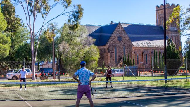 The tennis courts in Gawler which are the subject of a development application for demolition. Picture: Supplied