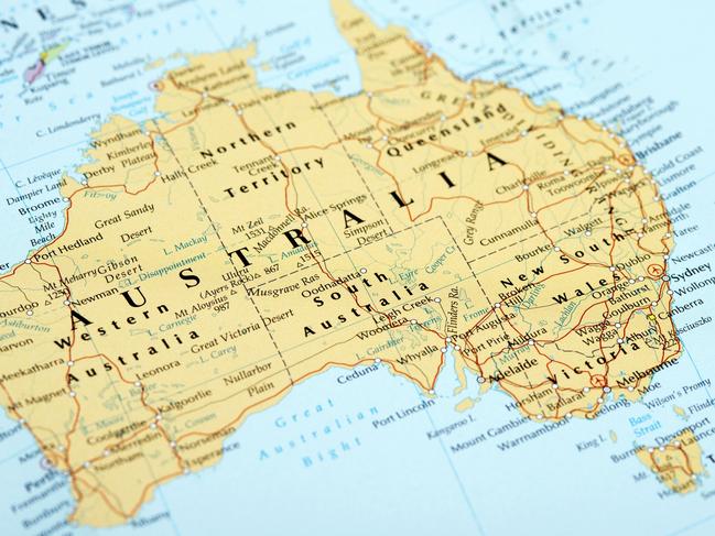 Map of Australia