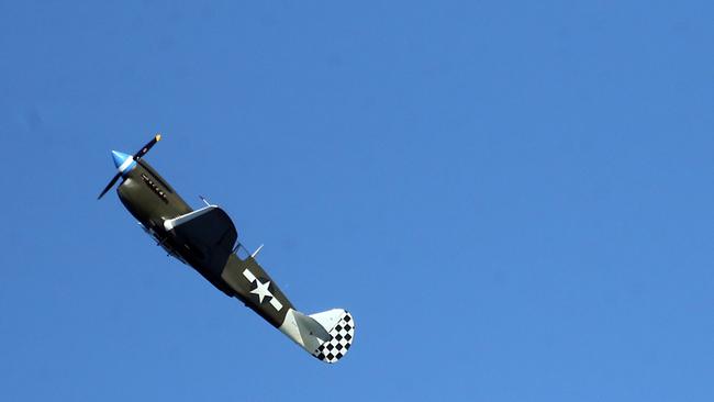 P-40 Kittyhawk at day three of the Pacific Airshow, 20 August 2023. Picture: Richard Gosling