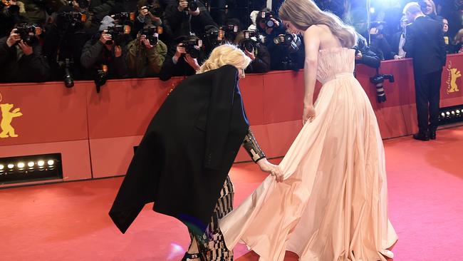 Cate is a red carpet pro. Picture: AFP