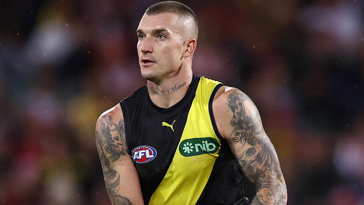 Dustin Martin was involved in trade speculation last year. Picture: Michael Klein