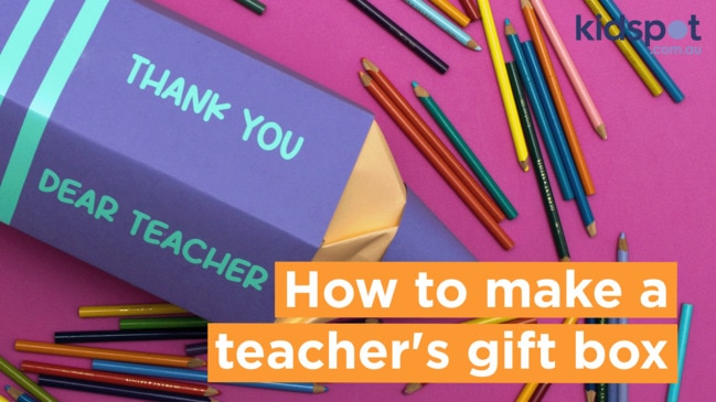 How to make a teacher's gift box