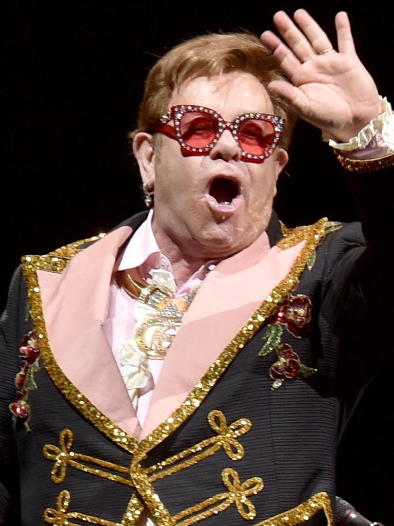 Singer extraordinaire, Elton John described 2020 as “the worst year I’ve ever known,” sharing his year with the ex-royals. Picture: Evan Morgan
