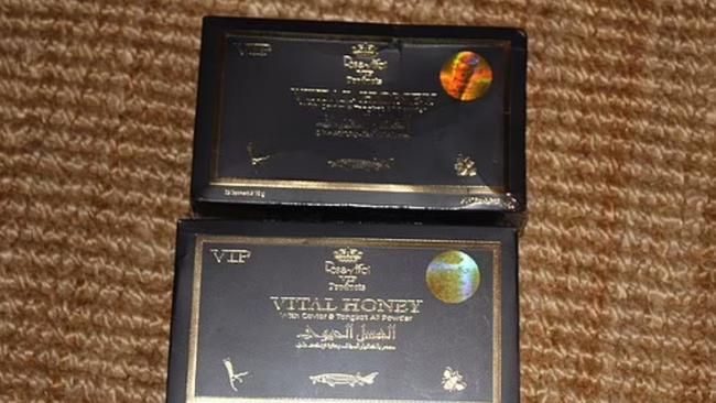 Vital Honey that was found in the Combs’ raid. The product claims to help with erectile dysfunction. Picture: US Department of Justice