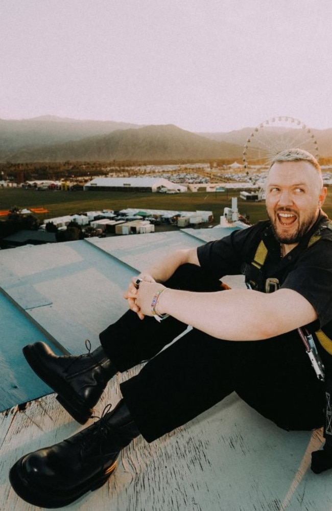 UK DJ Chris Lake while at Coachella 2025. Photo: Instagram