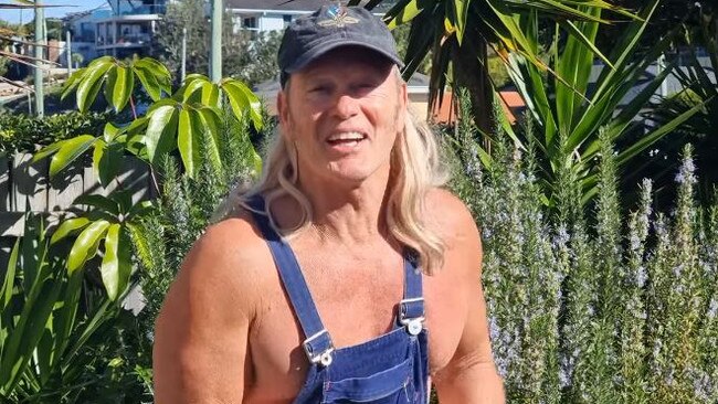 Craig McLachlan donned his character’s overalls and mullet for his tribute. Picture: Facebook