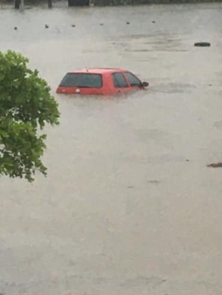 Flooding at Carrara. Photo: Matt Swift