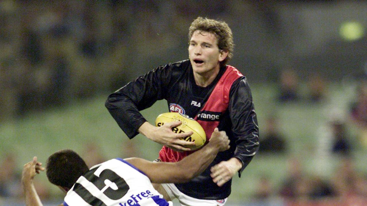 James Hird’s Bombers are at the centre of the greatest comeback in VFL/AFL history. Pic Michael Dodge. Australian Rules A/CT