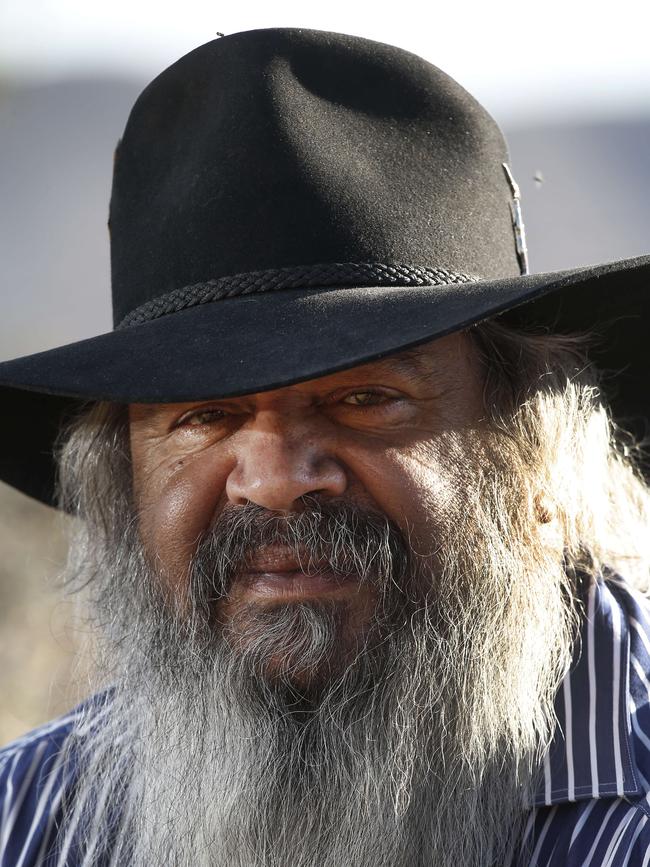 Aboriginal Elder Vince Coulthard. Picture: Dean Martin