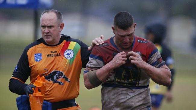 Round 13 of the Don Feltis Cup had it all on a weekend where Emu Plains captain Thomas Romer received his marching orders once again. Picture: Warren Gannon Photography