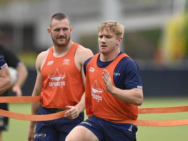 Tom Dearden will be 50 days younger than Thurston when he leads the Cowboys for the first time. Picture: Getty Images