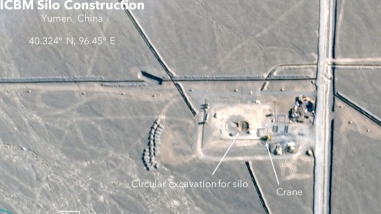 Researchers in the US identified the construction of 119 new intercontinental ballistic missile silos in a desert in northwestern China, indicating that the country is carrying out plans to strengthen its strategic nuclear capability.