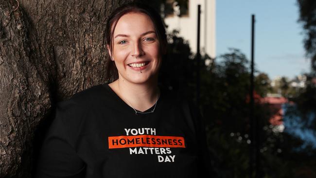 Toni Smith, 23, battled homelessness as a young parent in Hobart when she was 21. Picture: Nikki Davis-Jones