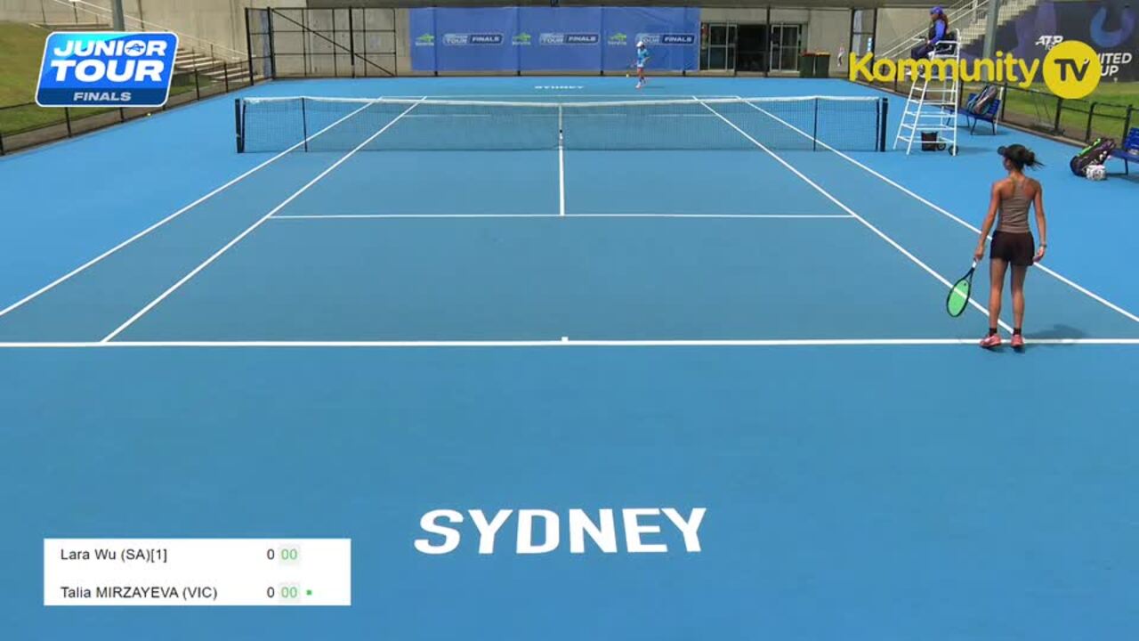 Replay: Lara Wu v Talia Mirzayeva (U12 Girls Singles) – 2024 Tennis Australia Junior Tour Masters U12, U14 Day 2