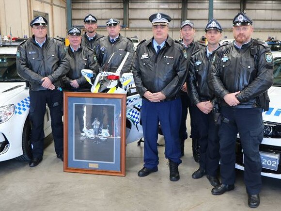 Traffic &amp; Highway Patrol Command held a tribute to mark the 20th anniversary of Senior Sergeant Ray Smith’s death this morning.