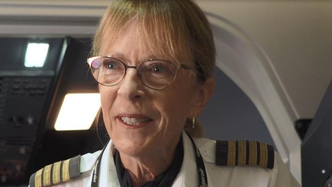 Captain Deborah Lawrie, 66, paved the way for female pilots after winning a landmark sex discrimination case against Ansett Airlines to secure her spot on the flight deck.