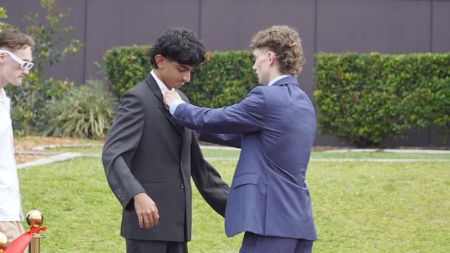 Shree and Joel at the Caloundra Christian College formal 2024