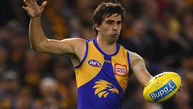 The Kangaroos could pursue West Coast midfielder Andrew Gaff. Picture: AAP