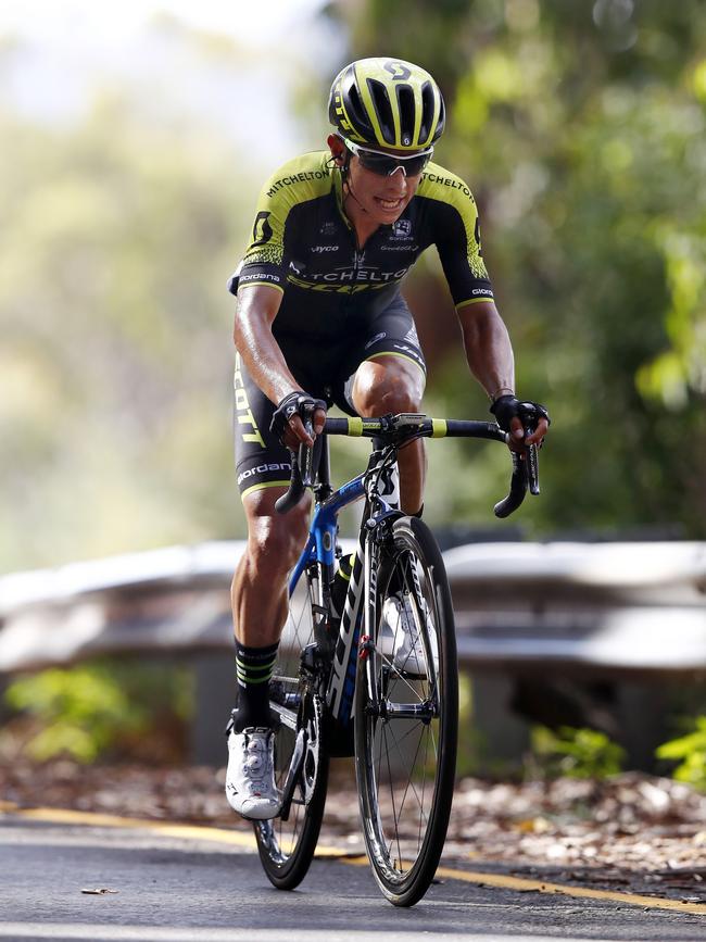 Esteban Chaves during the Herald Sun Tour. Picture: Michael Klein