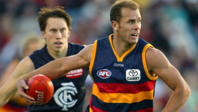 Time was against Wayne Carey at Adelaide.