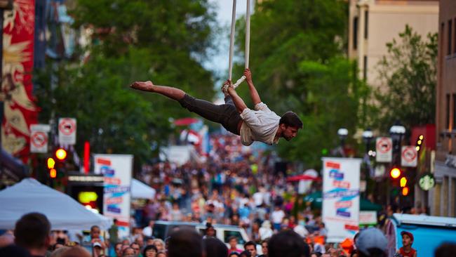 Completement Cirque is a hot-ticket item in Montreal each July. Picture: Andrew Miller