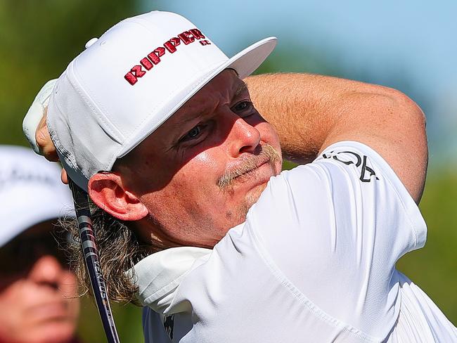 ADELAIDE, AUSTRALIA - FEBRUARY 12: Cameron Smith of Team Ripper practises ahead of Liv Golf Adelaide at The Grange Golf Club on February 12, 2025 in Adelaide, Australia. (Photo by Sarah Reed/Getty Images)