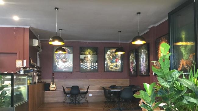 Inside the new Wild Fox Cafe, one of the new retailers that have joined the Wynnum CBD precinct.