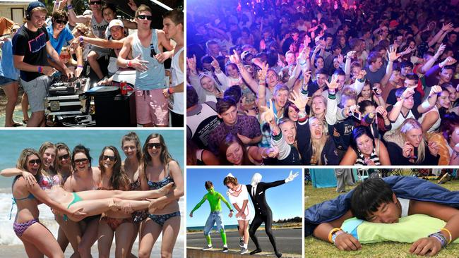 Schoolies flashback gallery artwork for tiser