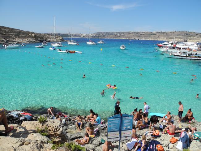 The water is a really cool colour. Picture: Simon