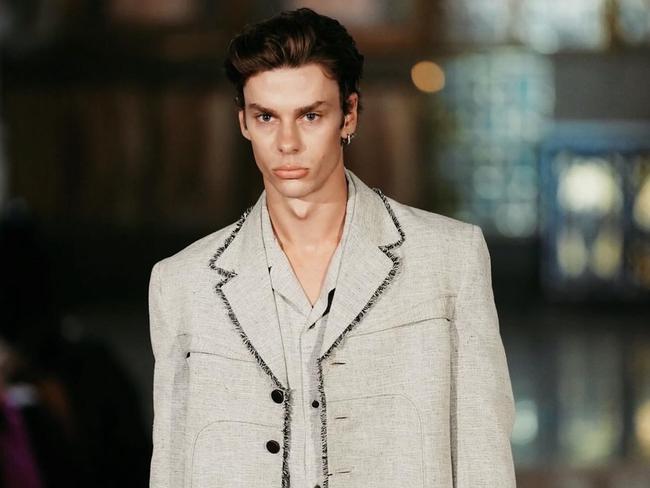 Ethan Ashton hits the catwalk. Picture: Supplied