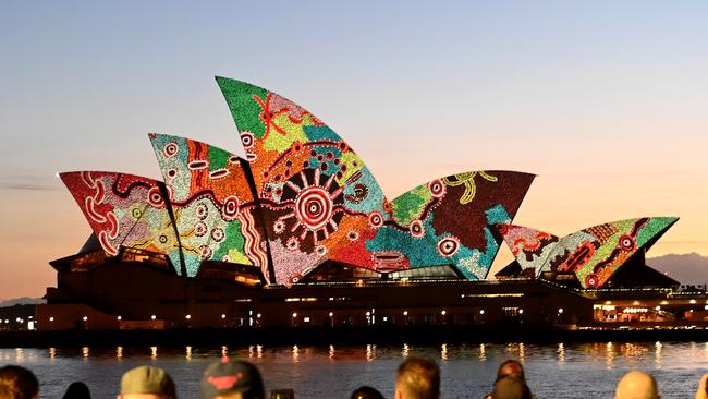 The Opera House was lit up 70 times in 2022. Picture: NCA NewsWire / Jeremy Piper