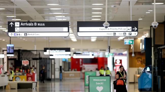 International arrivals will now have their vaccination status recorded. Picture: NCA NewsWire / Damian Shaw