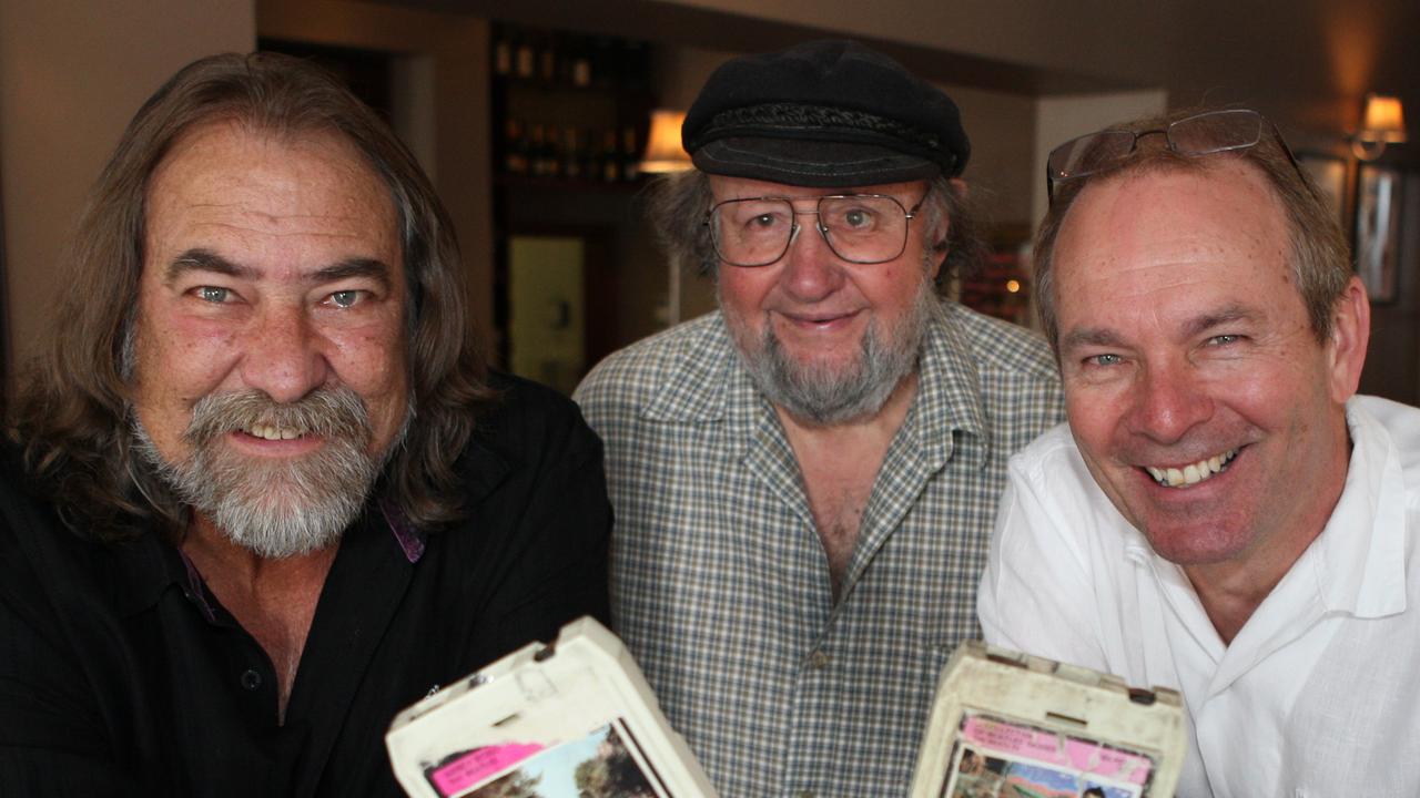 David “Daisy” Day, Vaughan Harvey and Greg Clark in 2009. Picture: Jo-Anna Robinson