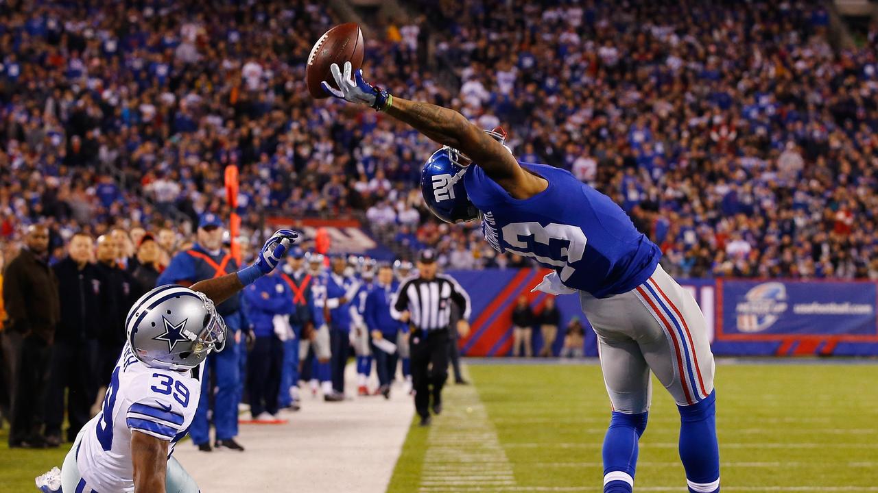 This catch put Odell Beckham Jr. on the map. Photo by Al Bello/Getty Images