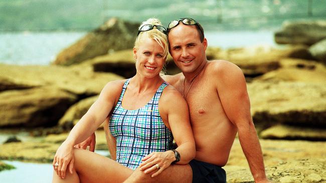 Lisa Curry with surf lifesaver ironman Grant Kenny lit up the social pages in the 90s.